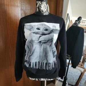 Gildan Black Mandalorian Crewneck Sweater